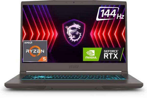 MSI Thin A15 AMD Ryzen 5 Hexa Core 7535HS - (16 GB/512 GB SSD/Windows 11 Home/4 GB Graphics/NVIDIA GeForce RTX 3050) Thin A15 B7UC-067IN Gaming Laptop Rs.78990 Price in India -...