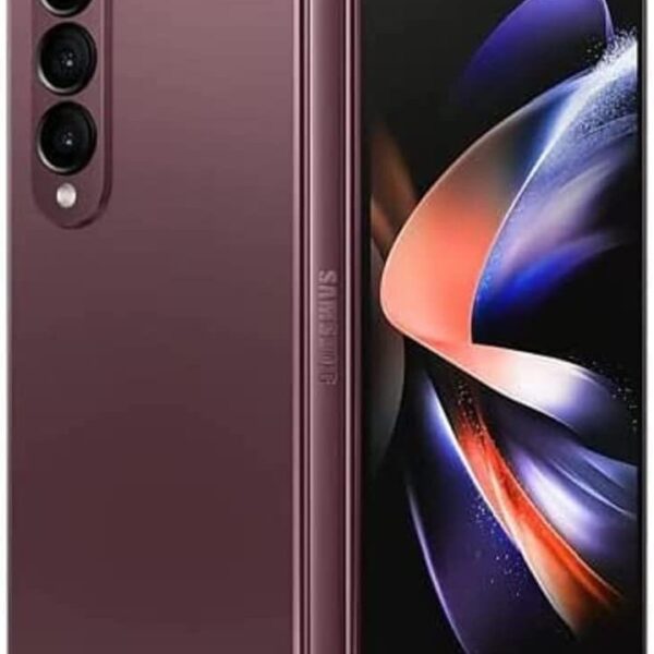 SAMSUNG Galaxy Z Fold 4 Factory Unlocked 512GB Burgundy SM-F936U1 (Renewed)