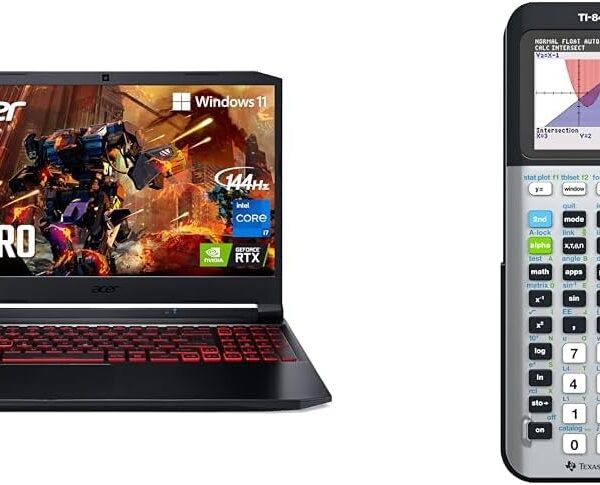 acer Nitro 5 AN515-57-79TD Gaming Laptop | Intel Core i7-11800H & Texas Instruments TI-84 Plus CE Color Graphing Calculator