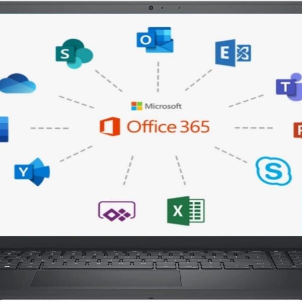 Dell 2024 Inspiron 15 Laptop, with Microsoft Office 365, 15.6" 1920x1080 FHD, Intel i3-1215U up to 4.40GHz (Beats N4020), 16GB RAM,1TB PCIe SSD,Windows 11 Home, Carbon Black