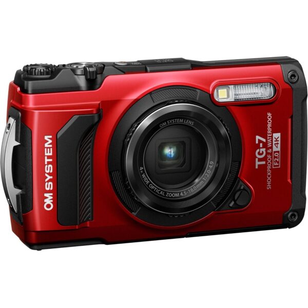 Olympus Tough TG-7 12 Megapixel Digital Camera - Red