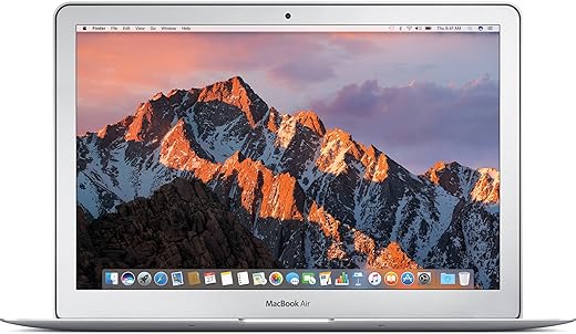 2017 Apple Macbook Air with 1.8GHz Intel Core i5 (13-inch, 8GB RAM, 128GB SSD Storage) (QWERTY English) Silver (Renewed)