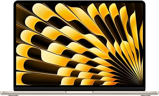 Apple 2024 MacBook Air 13-inch Laptop with M3 chip: Built for Apple Intelligence, 13.6-inch Liquid Retina Display, 8GB Unified Memory, 256GB SSD Storage, Backlit Keyboard, Touch...