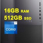 Dell XPS 8960 Business Desktop Computer 13th Gen Intel 16-Core i7-13700 Processor 16GB RAM 512GB SSD Intel UHD Graphics 770 USB-C DisplayPort Killer 1675 Wireless Win11 Black