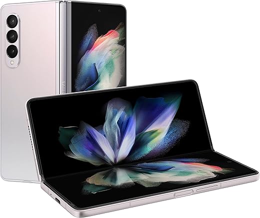 Samsung Galaxy Z Fold3 Fold 3 5G T-Mobile Locked Android Cell Phone US Version Smartphone Tablet 2-in-1 Foldable Dual Screen Under Display Camera - (Renewed) (256GB, Phantom...