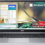 Acer Aspire 3 A315-24P-R7VH Slim Laptop | 15.6" Full HD IPS Display | AMD Ryzen 3 7320U Quad-Core Processor | AMD Radeon Graphics | 8GB LPDDR5 | 128GB NVMe SSD | Wi-Fi 6 |...