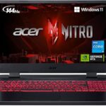 Acer Nitro 5 AN515-58-57Y8 Gaming Laptop | Intel Core i5-12500H | NVIDIA GeForce RTX 3050 Ti Laptop GPU | 15.6" FHD 144Hz IPS Display | 16GB DDR4 | 512GB Gen 4 SSD | Killer...
