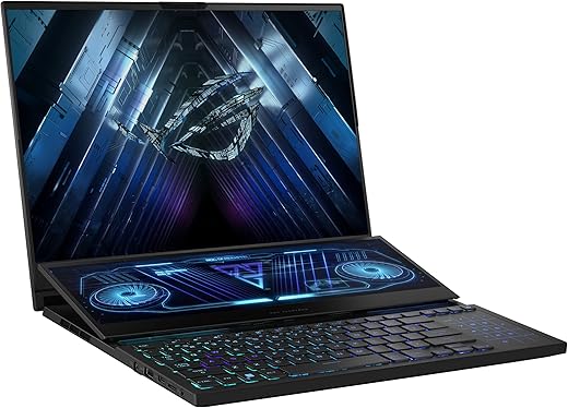 ASUS ROG Zephyrus Duo 16 (2022) Gaming Laptop, 16” Mini LED 240Hz/3ms, QHD 16:10 Display, 100% DCI-P3, NVIDIA GeForce RTX 4080, AMD Ryzen 9 7945HX, 32GB DDR5, 1TB SSD, Windows...