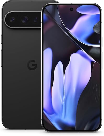 Google Pixel 9 Pro XL - Unlocked Android Smartphone with Gemini, Triple Rear Camera System, 24-Hour Battery, and 6.8" Super Actua Display - Obsidian - 1 TB