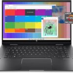 HP 2023 Newest Envy x360 Convertible 15.6" FHD Touchscreen Display, AMD Ryzen 7 5825U Processor, 16GB RAM, 512GB SSD, AMD Radeon Graphics, Finger Print Reader, Windows 11 Home,...
