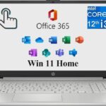 HP 2024 Newest 15 Laptop 15.6" HD+ Touchscreen, Intel Core i3-1215U, with Microsoft Office 365, 8GB RAM, 256GB PCIe SSD,Win 11 Home Long Battery Life, Natural Silver