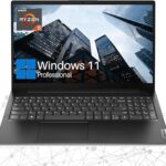 Lenovo V15 Gen 4 Business Laptop, 15.6" FHD Screen, AMD Ryzen 5 5500U, 16GB RAM, 1TB SSD, Webcam, HDMI, Wi-Fi, Windows 11 Pro, Black