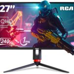 RCA 27" Evolution Premium QHD Gaming Monitor | 240Hz, 2560 x 1440p Computer Monitor with Adaptive Refresh Technology & 1ms Response, HDR10, RGB Backlighting & Adjustable Stand |...