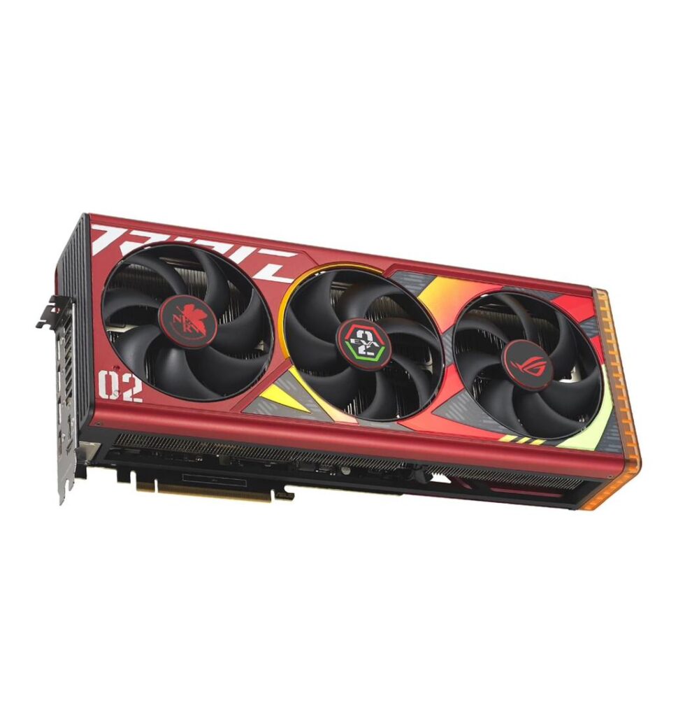 ASUS ROG Strix NVIDIA GeForce RTX 4090 OC EVA-02 Edition Gaming Graphics Card (PCIe 4.0, 24GB GDDR6X, HDMI 2.1a, DisplayPort 1.4a, 3.5-Slot Design)