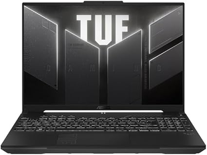 ASUS TUF Gaming A16 (2024) Gaming Laptop, 16” FHD+ 16:10 165Hz Display, AMD Ryzen™ 9 7940HX, NVIDIA® GeForce RTX™ 4060, 16GB DDR5, 512GB PCIe Gen4 SSD, Wi-Fi 6, Windows 11,...