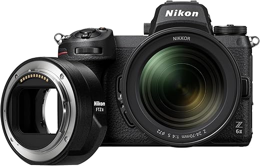 Nikon Z 6II Mirrorless Camera with 24-70mm Lens, Black