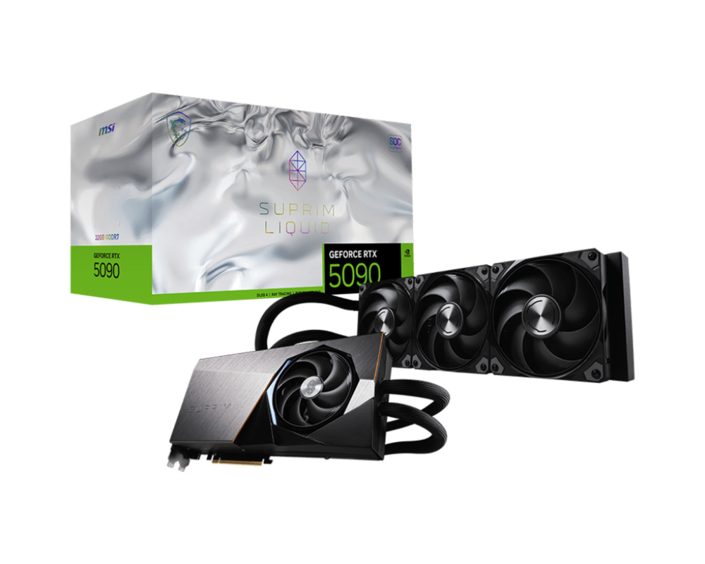 MSI GeForce RTX 5090 32G SUPRIM LIQUID SOC VD8996 Graphics Card