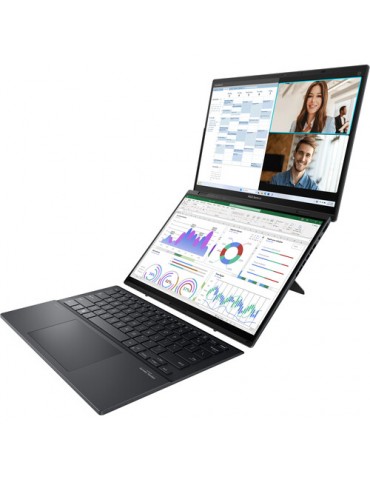 ASUS ZenBook Duo UX8406CA-PS99T 14" Touch Laptop [OLED][Core Ultra 9 285H][Intel Arc Graphics][32GB LPDDR5X][1TB SSD]