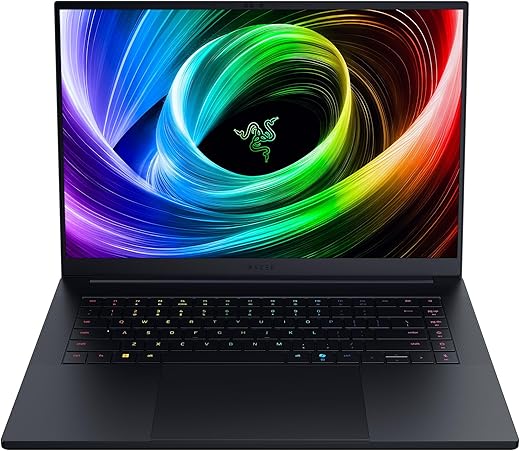 Razer Blade 16 (2025) Gaming Laptop: NVIDIA GeForce RTX 5070 Ti - AMD Ryzen AI 9 365 CPU - QHD+ 240Hz OLED Display - 32GB LPDDR5x RAM - 1TB SSD PCIe Gen4 - Windows 11 - Copilot+...