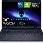 Alienware 16 Aurora Laptop AC16250-16-inch 16:10 WQXGA Display, Intel Core 7-240H Series 2, 16GB DDR5 RAM, 1TB SSD, NVIDIA GeForce RTX 5060 8GB GDDR7, Windows 11 Home, Onsite Service - Blue